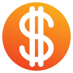 Money icon element for design