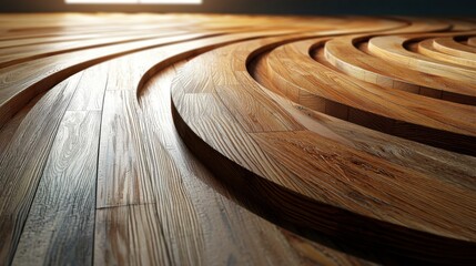 Expertly Crafted Hardwood Logo Design for Flooring Services