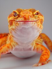 Potrait close-up Leopard gecko