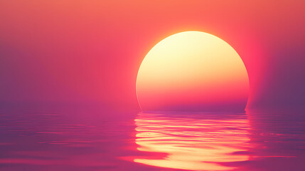 Vibrant sun halation with artistic bokeh and light gradient effects. halation. illustration. Halation. Illustration