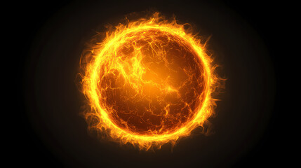 Vibrant sun halation with artistic bokeh and light gradient effects. halation. illustration. Halation. Illustration