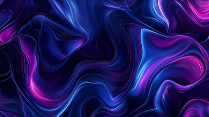 Abstract Blue and Purple Dynamic Background with Futuristic Design