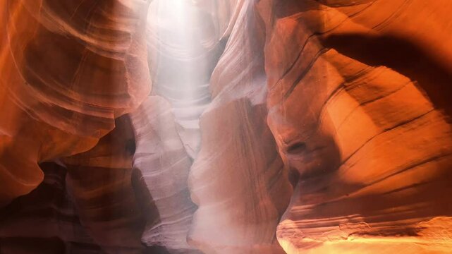 Antelope Canyon, Arizona. Canyon abstract sandstone walls