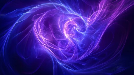 Abstract Blue and Purple Dynamic Background with Futuristic Design