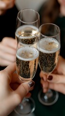 Champagne Toast  Celebration  Success  Teamwork  Beach Party