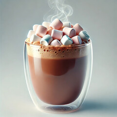 Hot chocolate with marshmallows