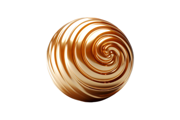 Zari Bead isolated on transparent background.