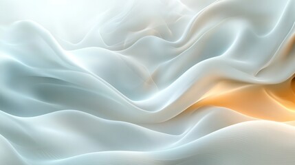 Obraz premium Soft, flowing fabric textures in gentle colors create a serene and calming visual effect.