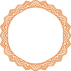 Beautiful flower art and mandala vector design