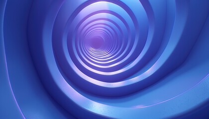Obraz premium Blue abstract background with glowing circles. 