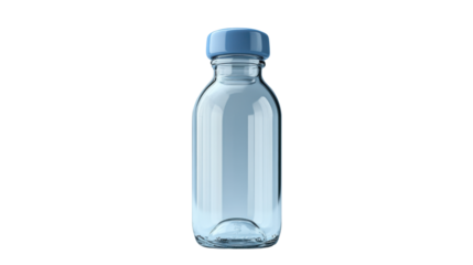 bottle of water isolated on white background 