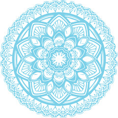 Beautiful flower art and mandala vector design