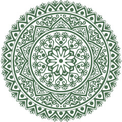 Beautiful flower art and mandala vector design