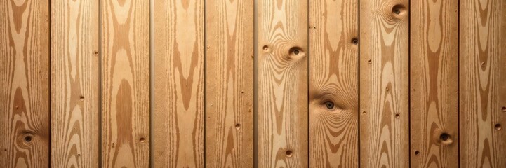 Fototapeta premium Distressed, vertical wooden backdrop, light brown tones, clean lines , texture, vertical wood background