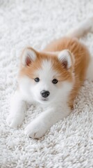 white pomeranian puppy