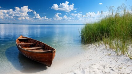 Boat Enjoying the Beach