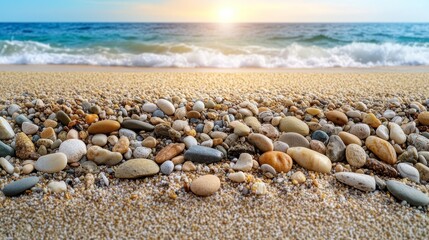 Rocks and Pebbles by the Sea