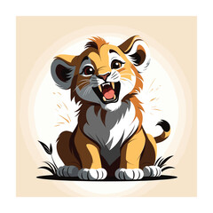 Baby animals vecotr illustration