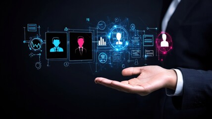 Digital transformation strategies for businesses virtual environment infographic content professional viewpoint