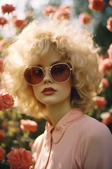 rose-coloured glasses (generative AI)