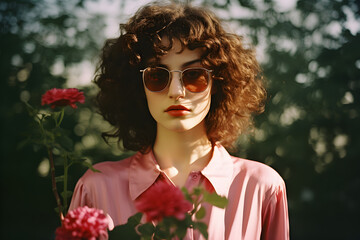 rose-coloured glasses (generative AI)