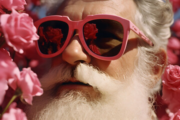 rose-coloured glasses (generative AI)