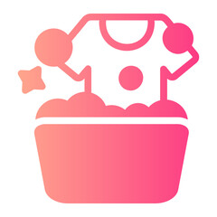 Washing gradient icon