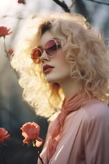 rose-coloured glasses (generative AI)