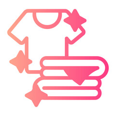 Clean Clothes gradient icon