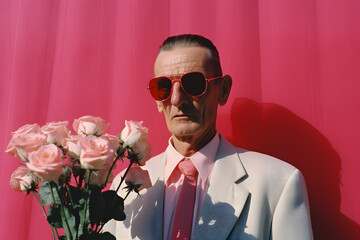 rose-coloured glasses (generative AI)