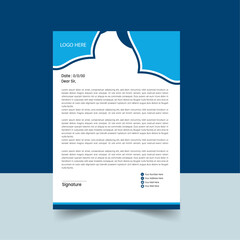 Abstract Letterhead Design Modern Business Letterhead Design Template,Minimal Business Letterhead