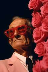 rose-coloured glasses (generative AI)