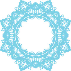 Beautiful flower art and mandala vector design