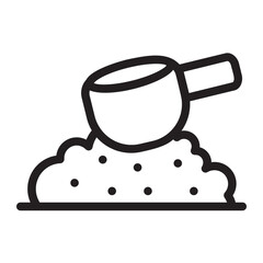 Washing Powder  line icon