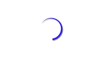 Abstract beautiful circle frame loading icon background 4k illustration.