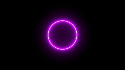 Abstract buffering circle loading icon background 4k illustration.
