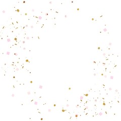 Obraz premium Confetti and Glitter Background for Wedding or Romantic Event Invitations