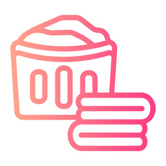 Basket  gradient icon