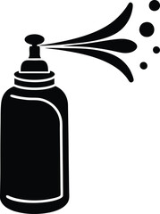 Air freshener silhouette vector illustration