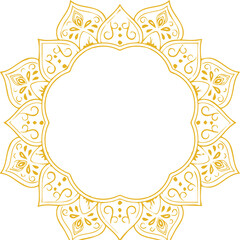 Beautiful flower art and mandala vector design