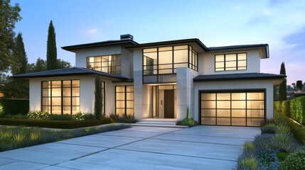 Modern Eco-Friendly House with Sustainable Design