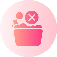 Not Wash gradient icon