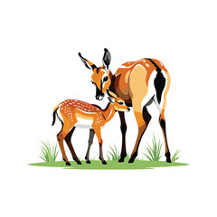 Baby animals vector illustration