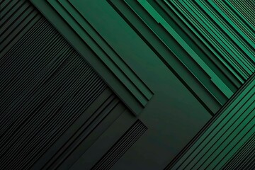 Obraz premium This vector illustration features a gradient green-black circuit board background, highlighted by an abstract technology pattern resembling interconnected circuitry.