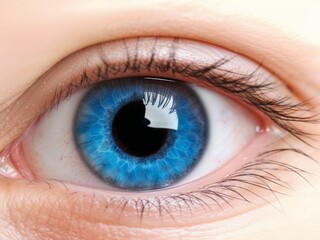 Close up photo of an eye