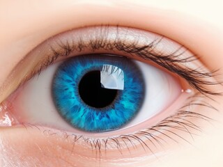 Fototapeta premium Close up photo of an eye
