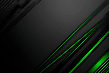 This vector illustration features a gradient green-black circuit board background, highlighted by an abstract technology pattern resembling interconnected circuitry.