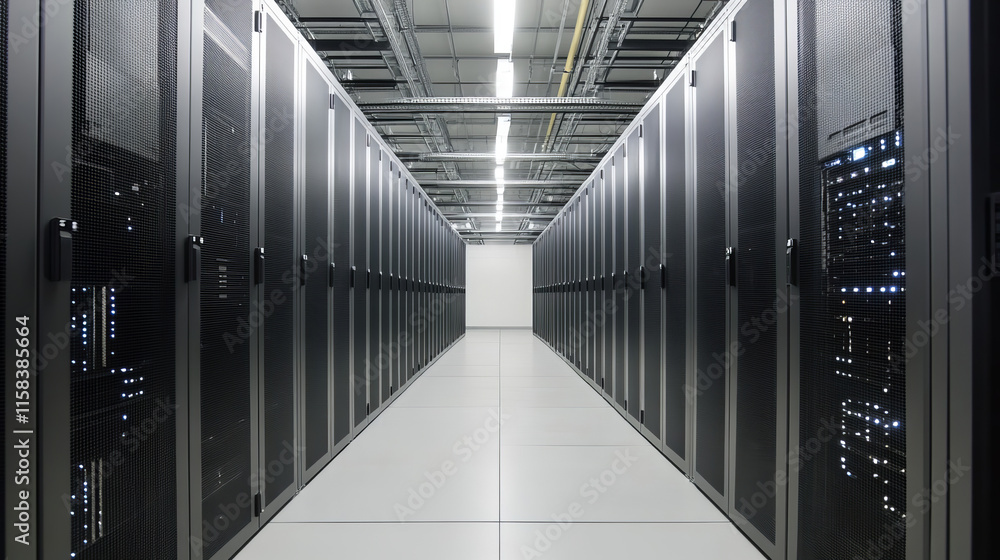 Poster abstract cloud technology with big data and information concept connection by collecting data in the