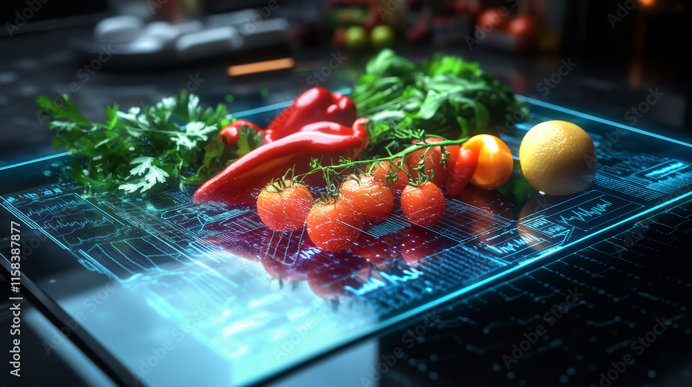 Poster abstract technology ui futuristic concept hud interface hologram elements of digital data chart, com