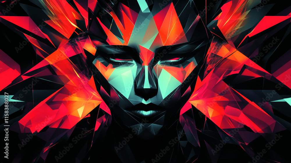 Poster ai technology poster design. digital abstract set of tech posters in futuristic light blue with low 